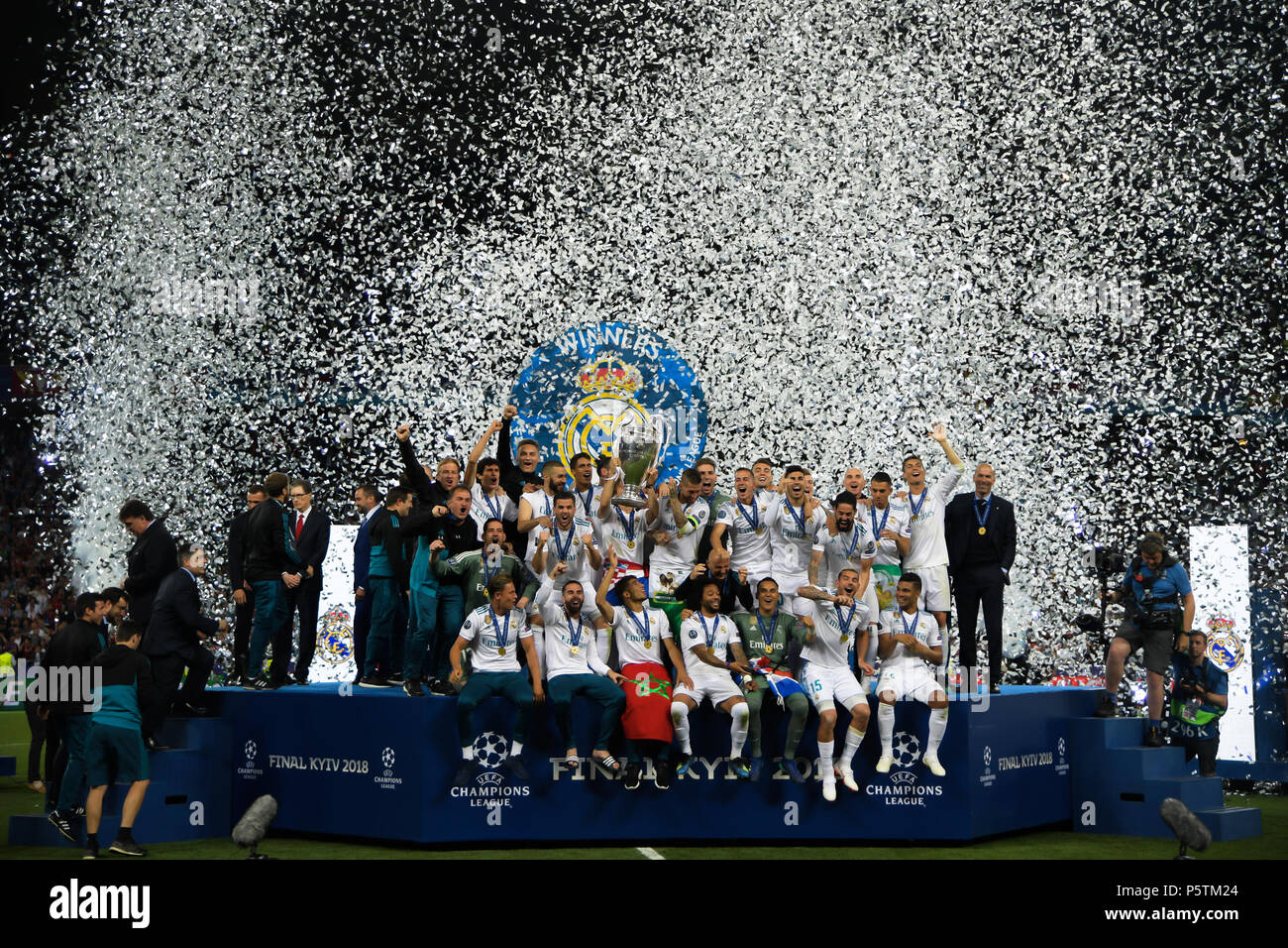 UEFA Champions League Final between Real Madrid and Liverpool, at the ...