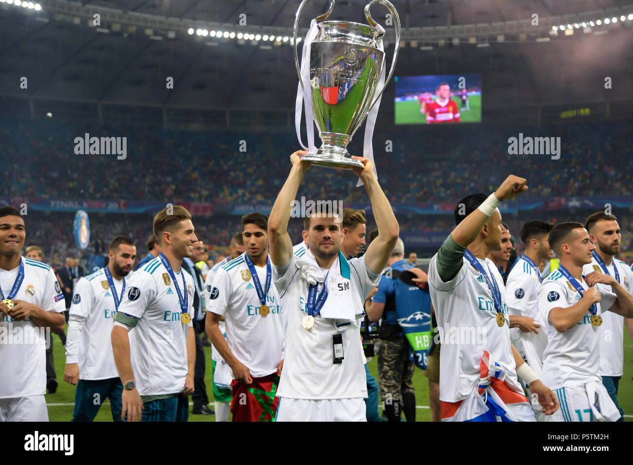 UEFA Champions League Final between Real Madrid and Liverpool, at the ...
