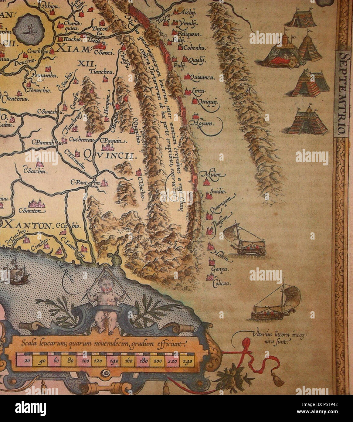 Na English Detail Of The Map Of China Engraved By Abraham - 