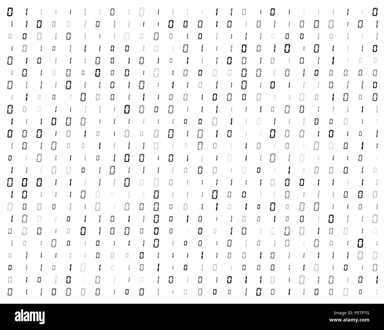 binary code stream background data vector design Stock Vector