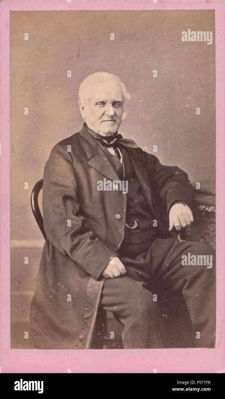 Sidmouth CDV (Carte De Visite) of a Victorian Gentleman Stock Photo