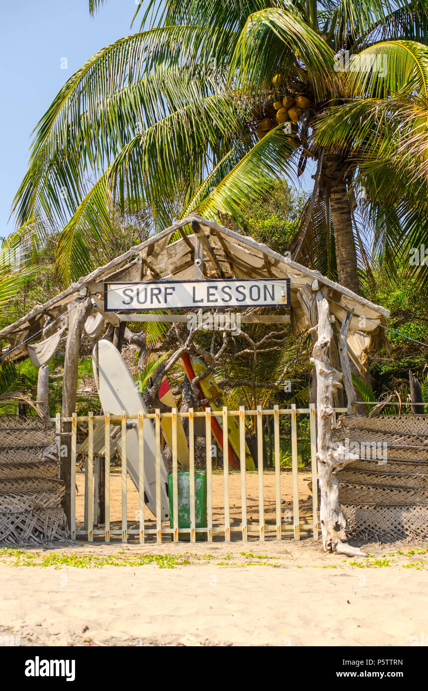 Surf school, Arugam bay, Sri Lanka Stock Photo Alamy