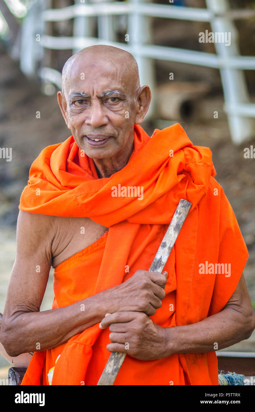 Posing monk hi-res stock photography and images - Alamy