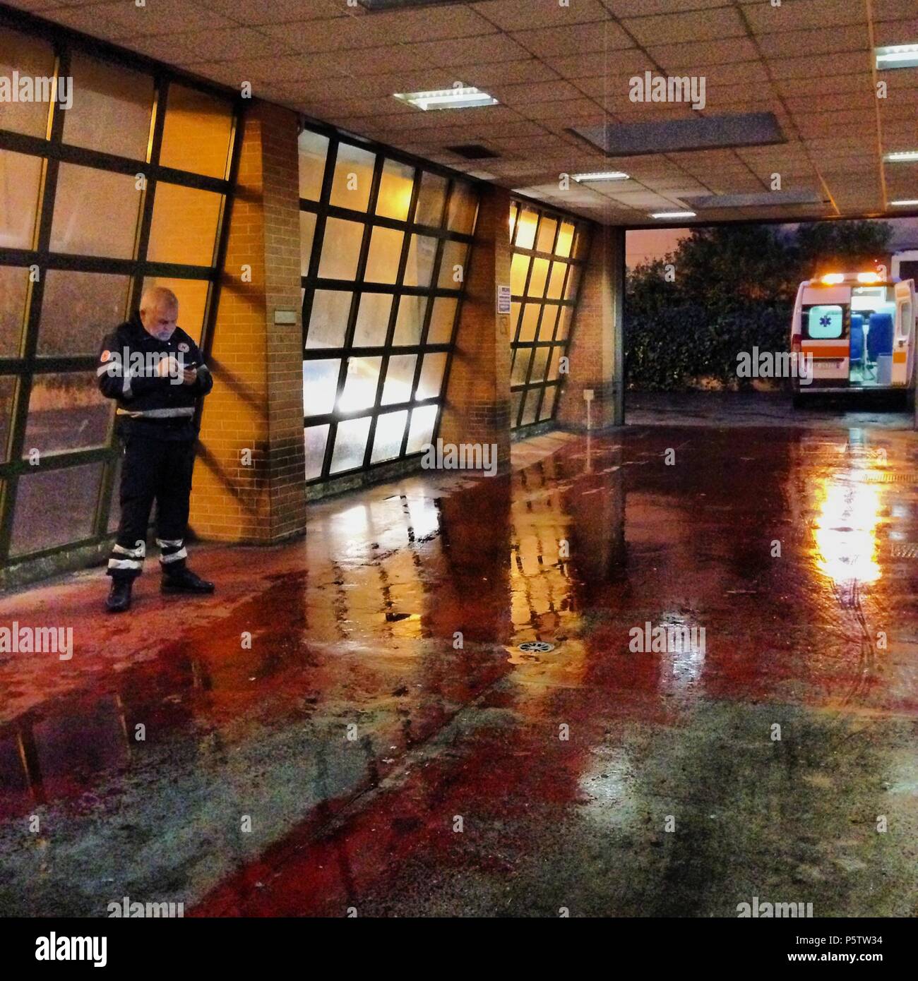 Emergency department San Camillo Hospital Rome, Italy Photo © Anna