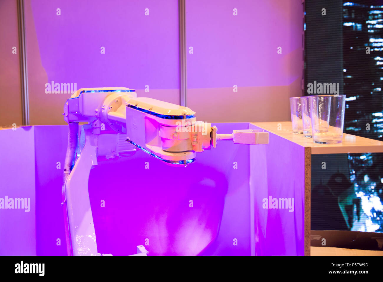 Macco barman and waiter robot from Macco Robotics. In GREX (Global