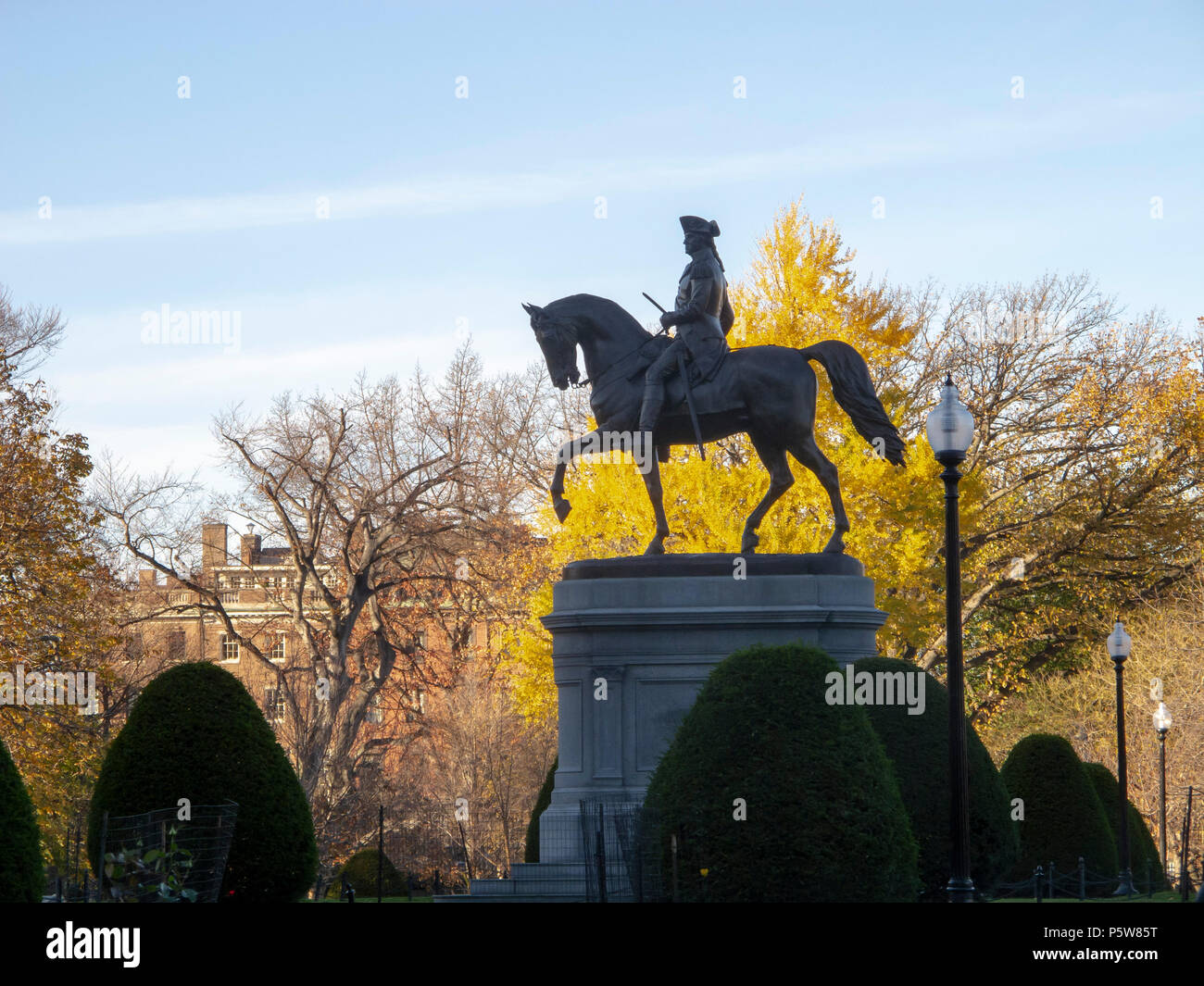Washington statue Stock Photo Alamy