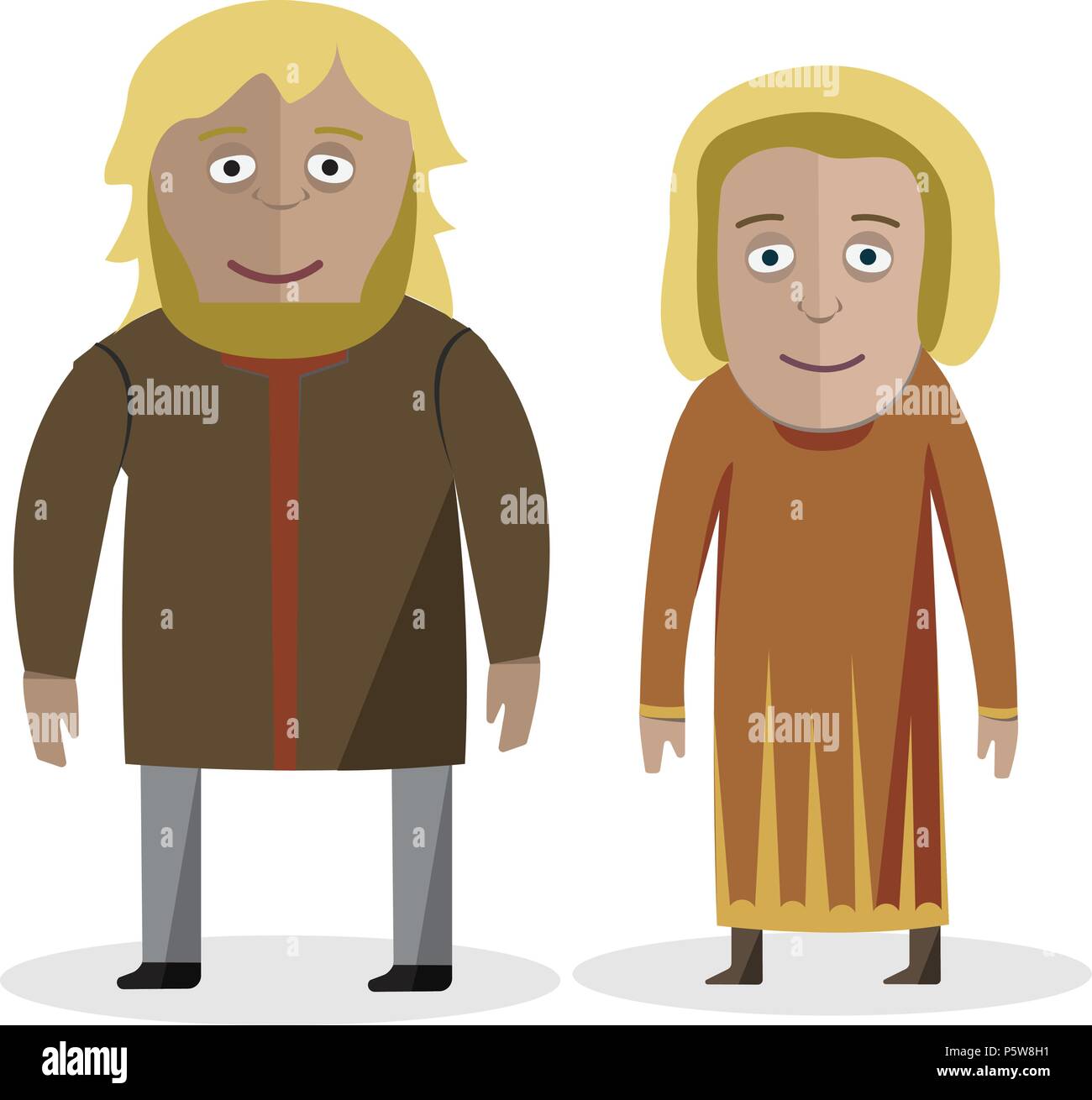 Lithuanian. People in national dress. Family dressed in traditional