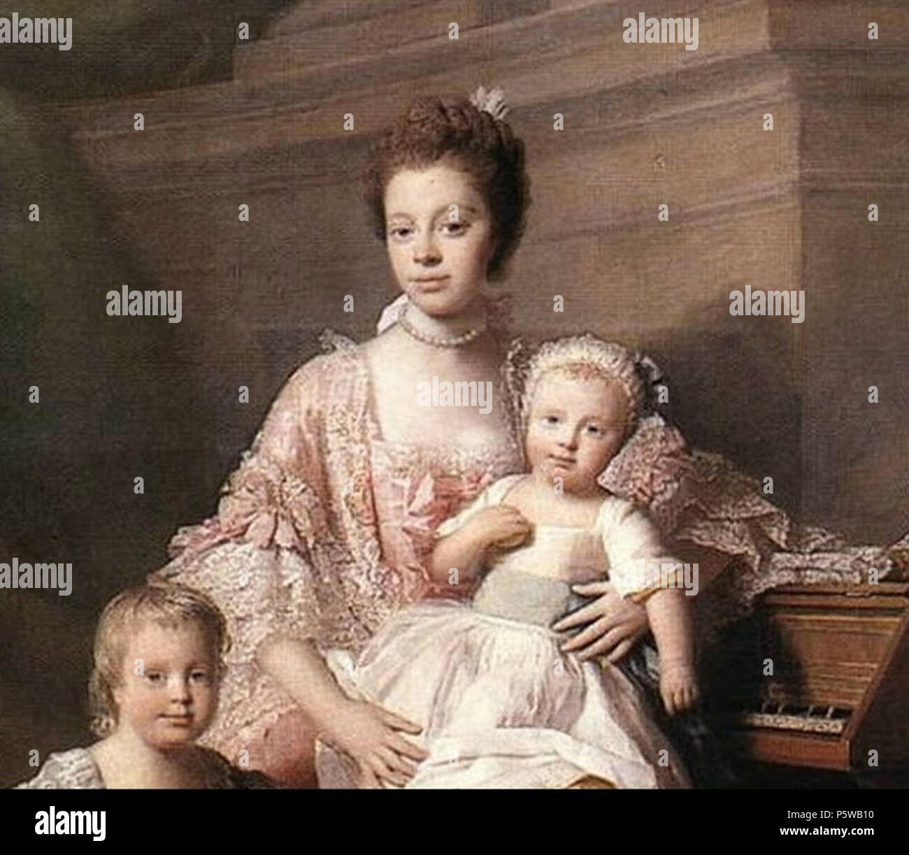 Queen Charlotte of England portrait Stock Photo