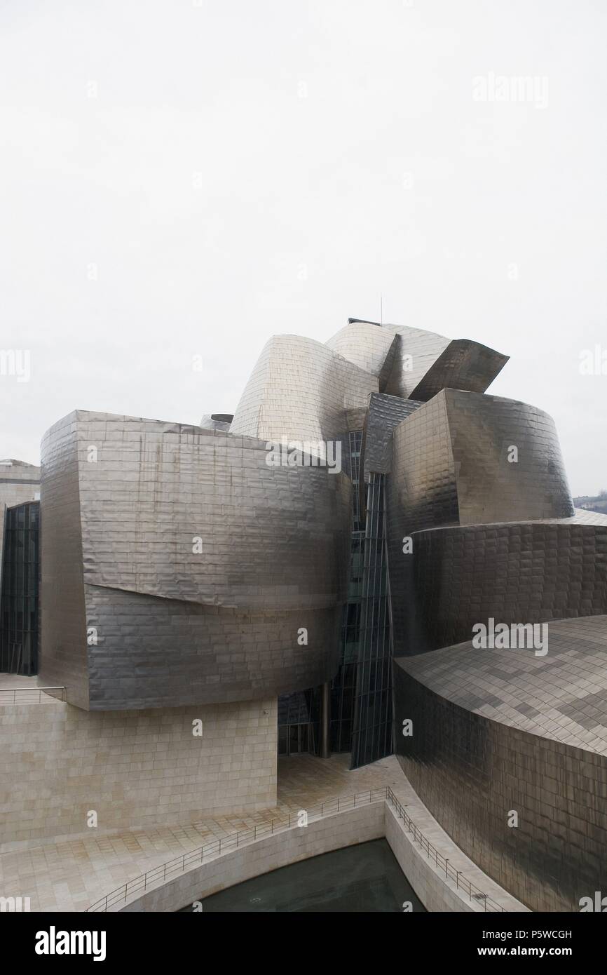 Bilbao, museo Guggenheim. Stock Photo
