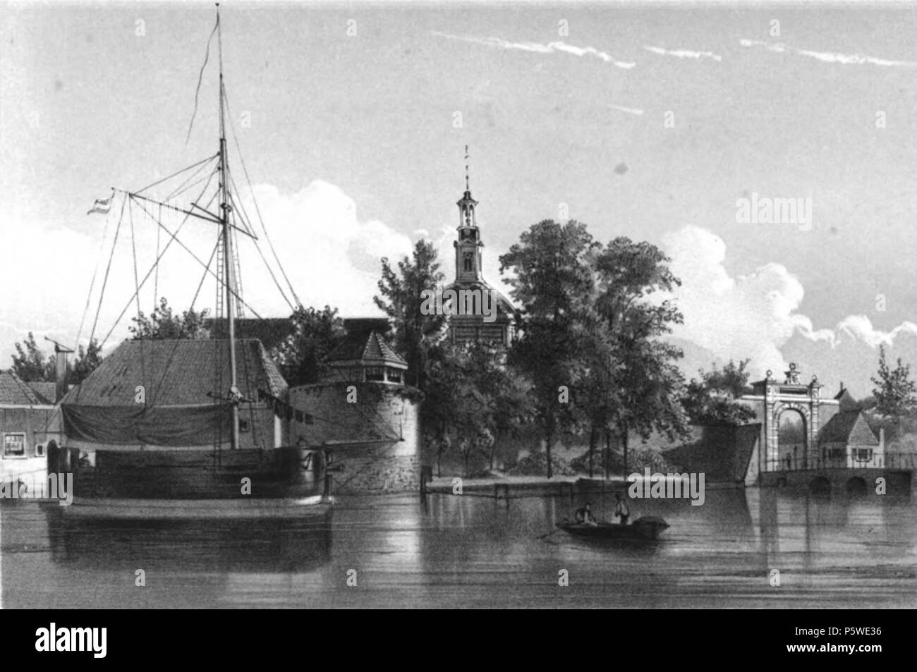 430 De Witte Poort 1859 Stock Photo