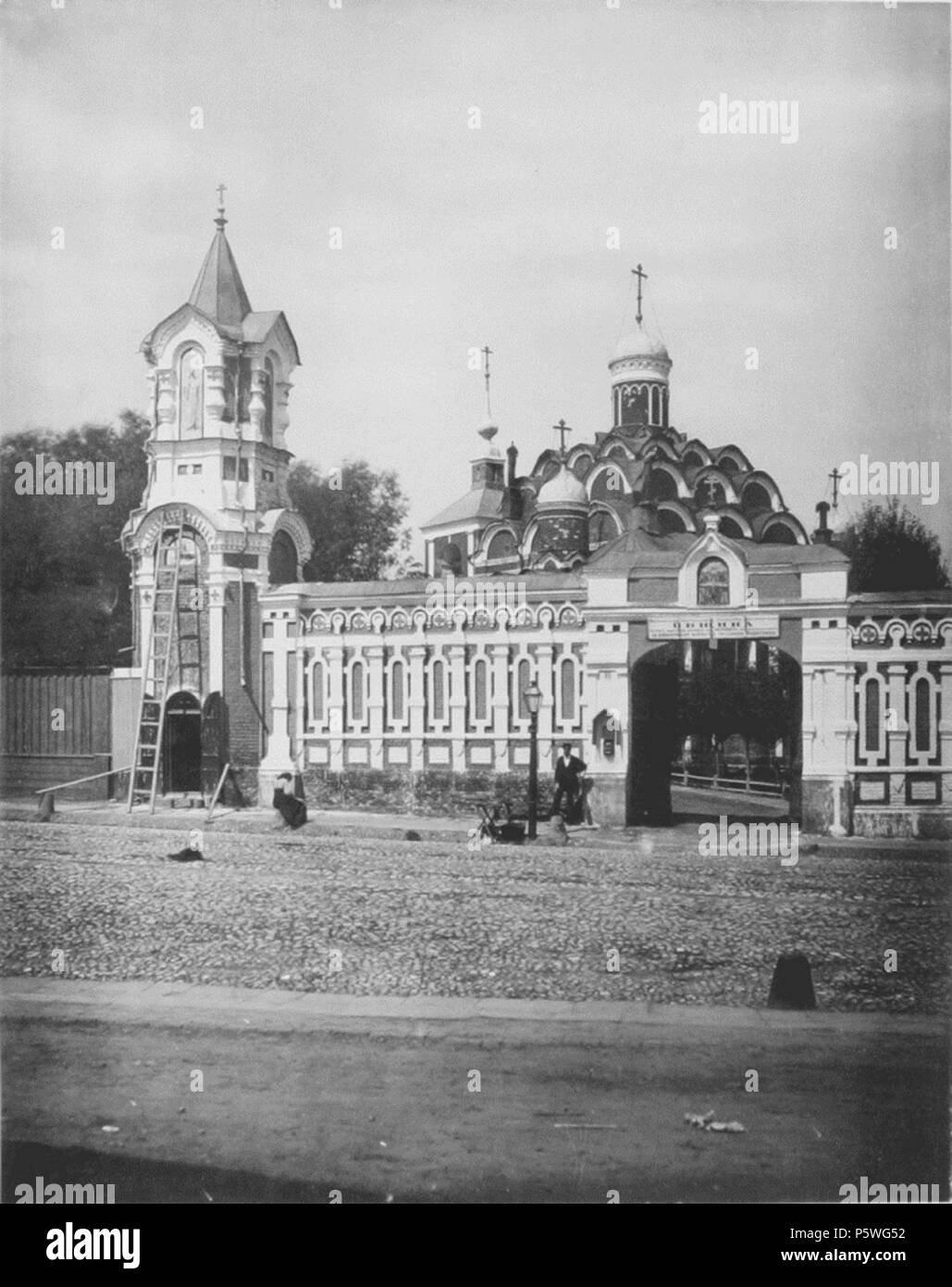 N/A.       . 1882. Nikolai Naidenov (1834-1905) 346 Church of Our Lady's Protection in Rubtsovo 0 Stock Photo