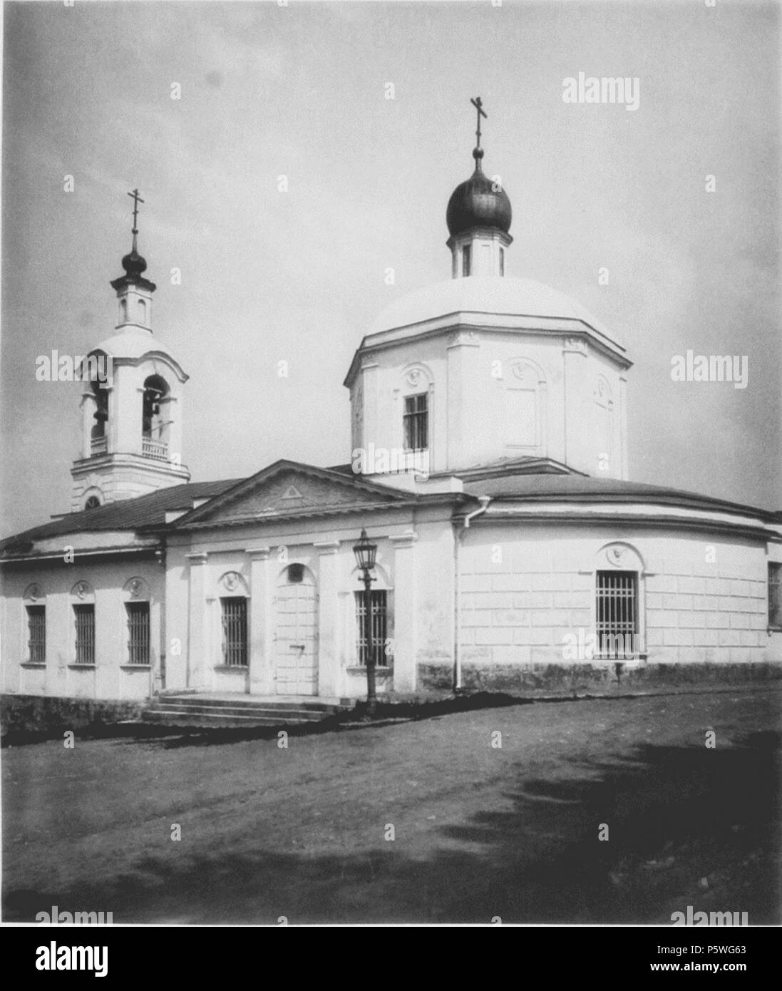 N/A. :        . 1882. Nikolai Naidenov (1834-1905) 346 Church of Our Lady's Protection in Lyschikov Hill 00 Stock Photo