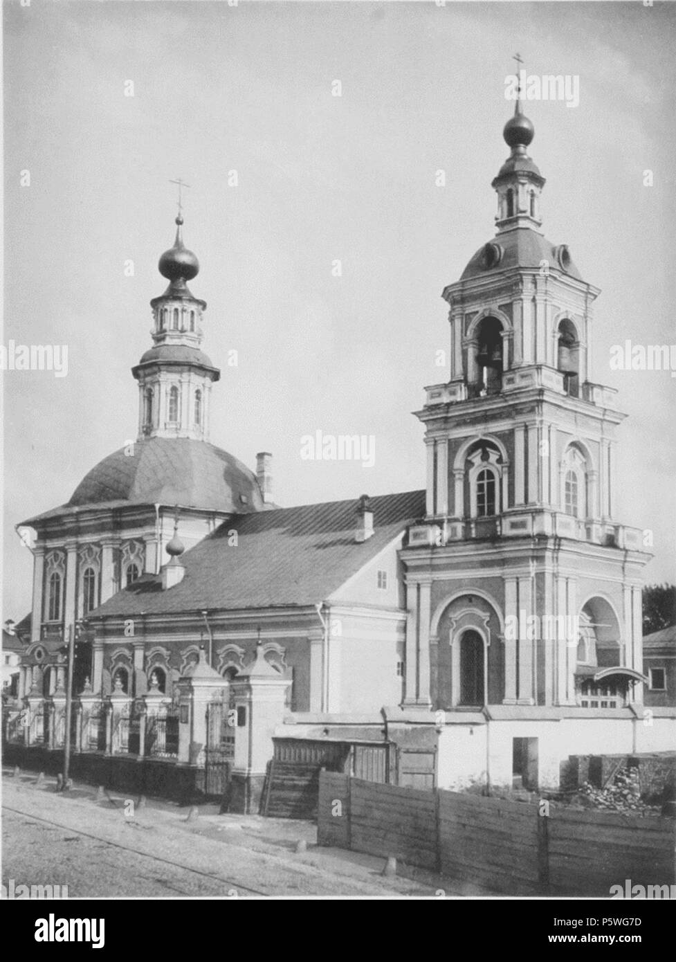 N/A. :   ,  ,    . 1883. Nikolai Naidenov (1834-1905) 346 Church of Saint Alexius of Moscow in Rogozhskaya Sloboda 00 Stock Photo