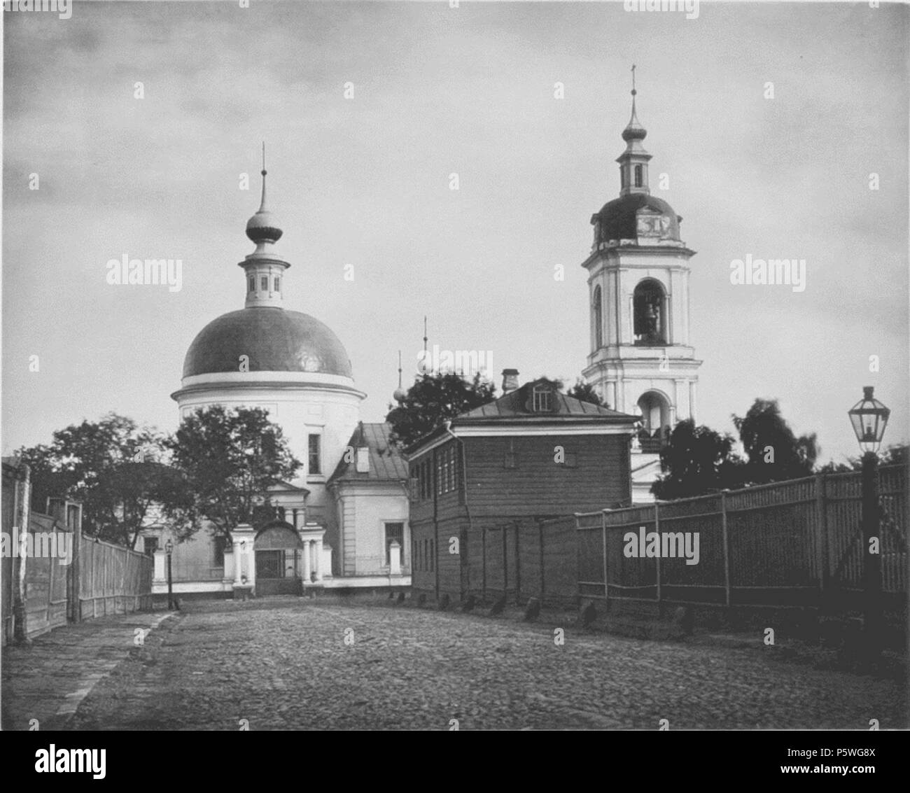 N/A. :      . 1882. Nikolai Naidenov (1834-1905) 346 Church of Saint Irene of Thessaloniki in Pokrovskoye 00 Stock Photo