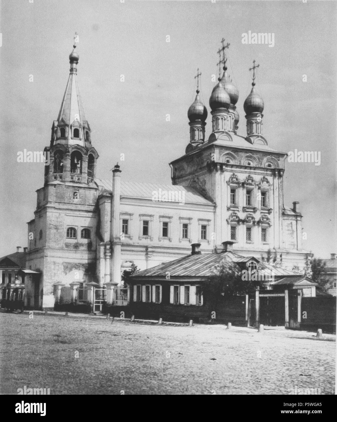 N/A. :      () . 1882. Nikolai Naidenov (1834-1905) 346 Church of Saint Nicholas in Bolvanovka 00 Stock Photo