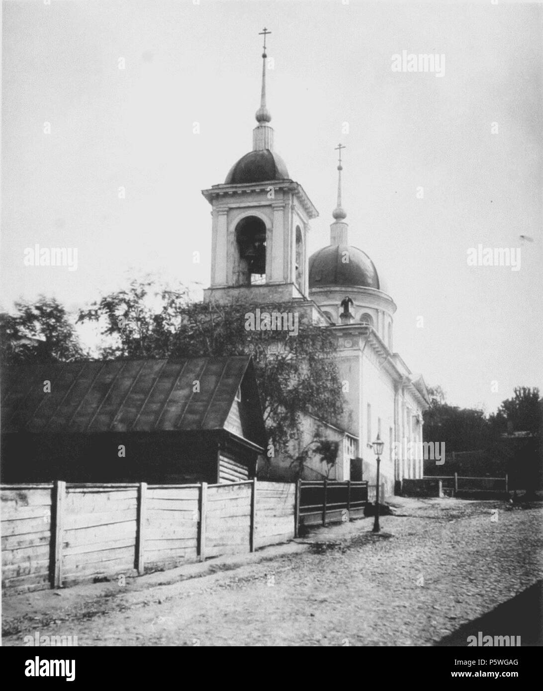 N/A. :      . 1882. Nikolai Naidenov (1834-1905) 346 Church of Saint Nicholas in Kotelniki 00 Stock Photo