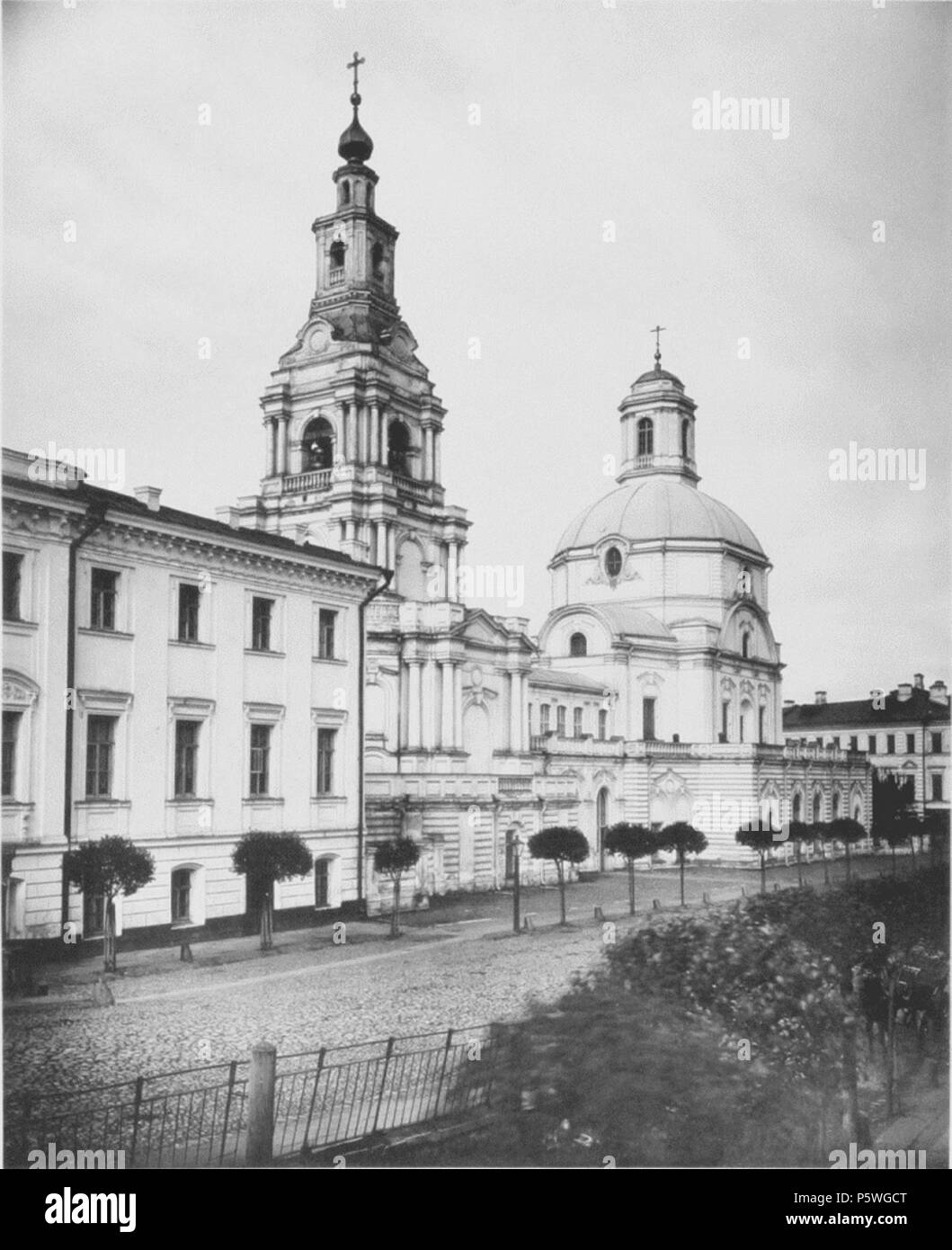 N/A. :         . 1882. Nikolai Naidenov (1834-1905) 346 Church of Saint Peter and Paul in Novaya Basmannaya Sloboda 00 Stock Photo