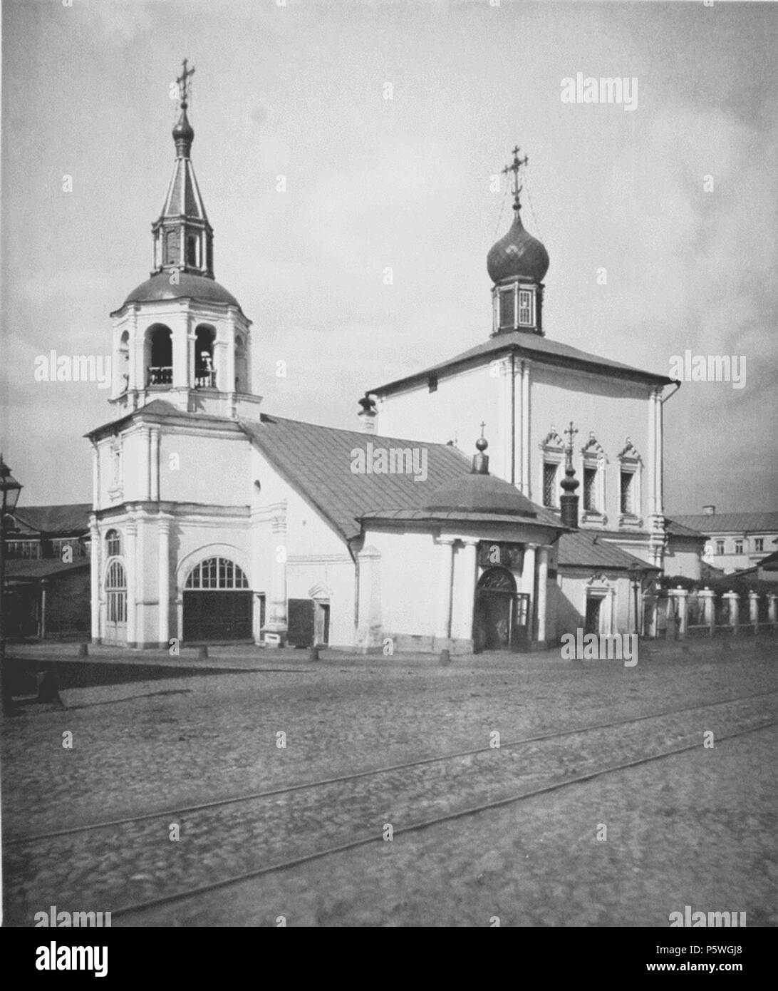 N/A. :       . 1882. Nikolai Naidenov (1834-1905) 347 Church of the Dormition of the Theotokos in Pechatniki 00 Stock Photo