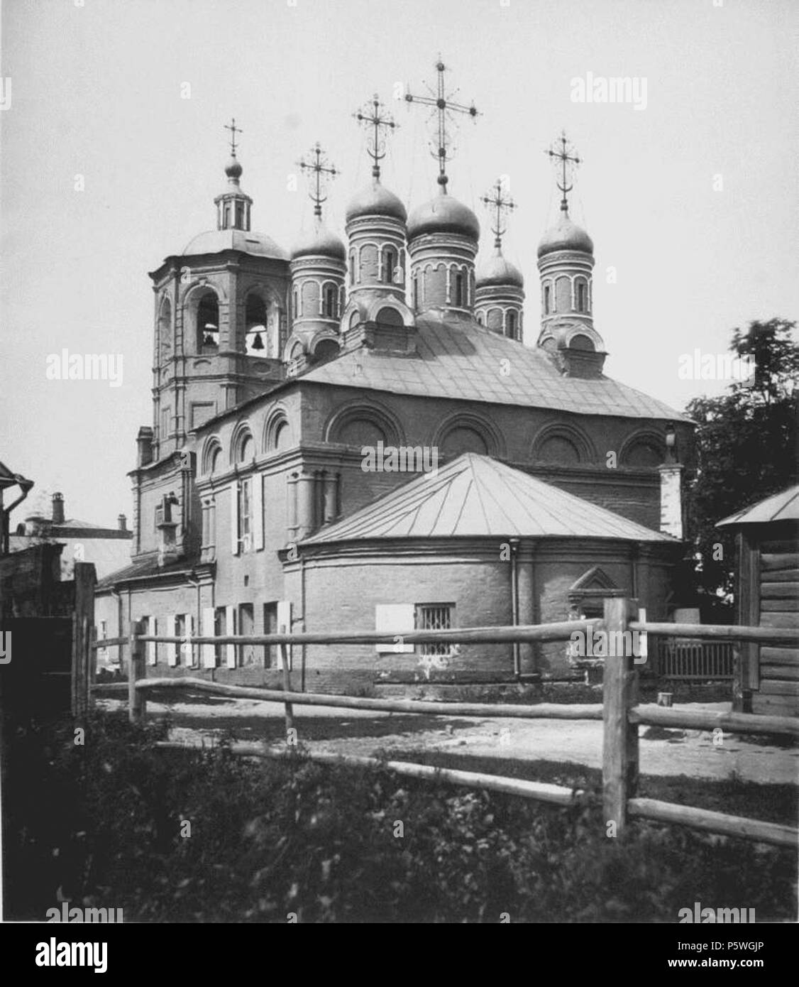 N/A. :       . 1882. Nikolai Naidenov (1834-1905) 347 Church of the Dormition of the Theotokos in Putinki Stock Photo