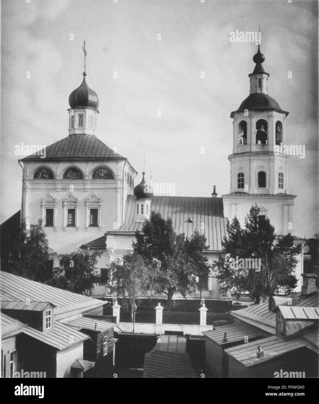 N/A. :         . 1882. Nikolai Naidenov (1834-1905)} 347 Church of the Entry of the Theotokos into the Temple in Barashi 00 Stock Photo