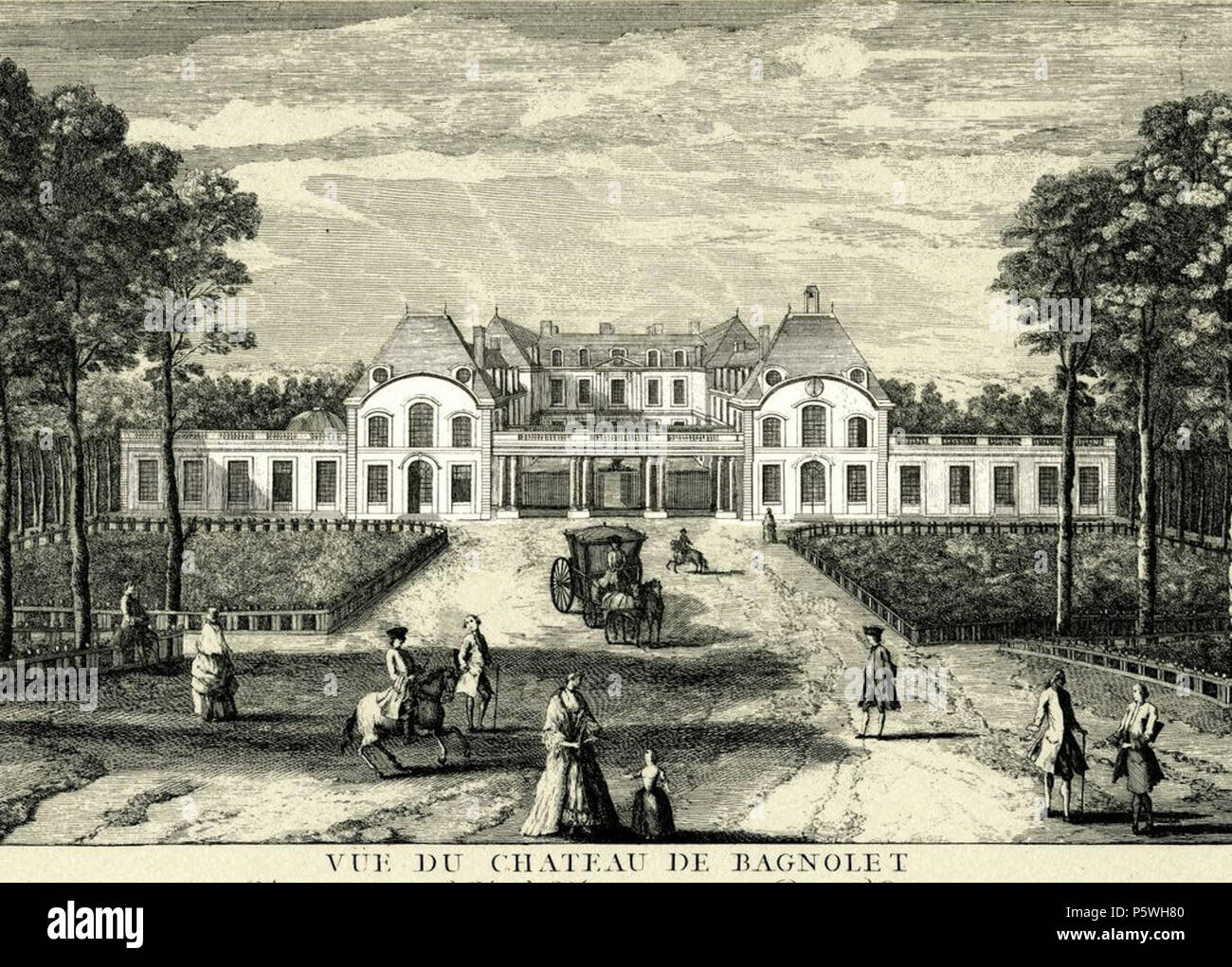 347 Château, vu du nord Stock Photo