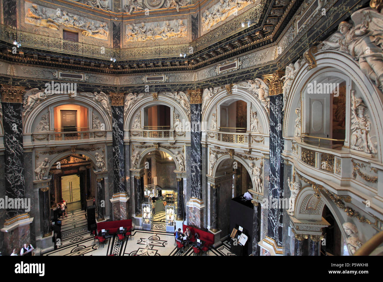 Austria, Vienna, Kunsthistorisches Museum, Museum of Fine Arts, interior,  cafe Stock Photo - Alamy