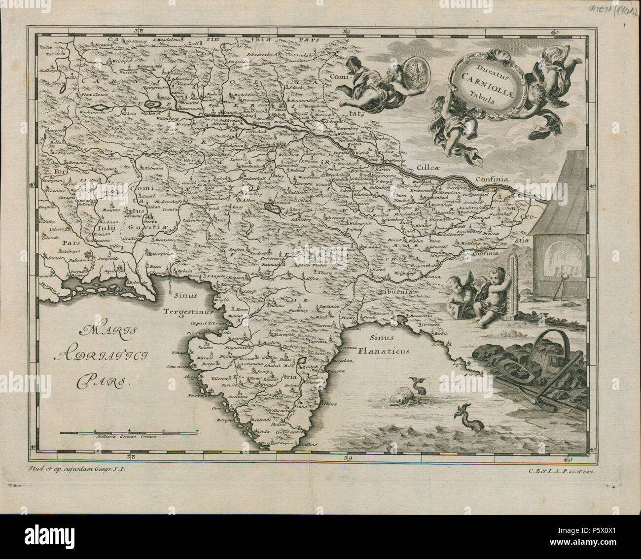 Carniola map hi-res stock photography and images - Alamy
