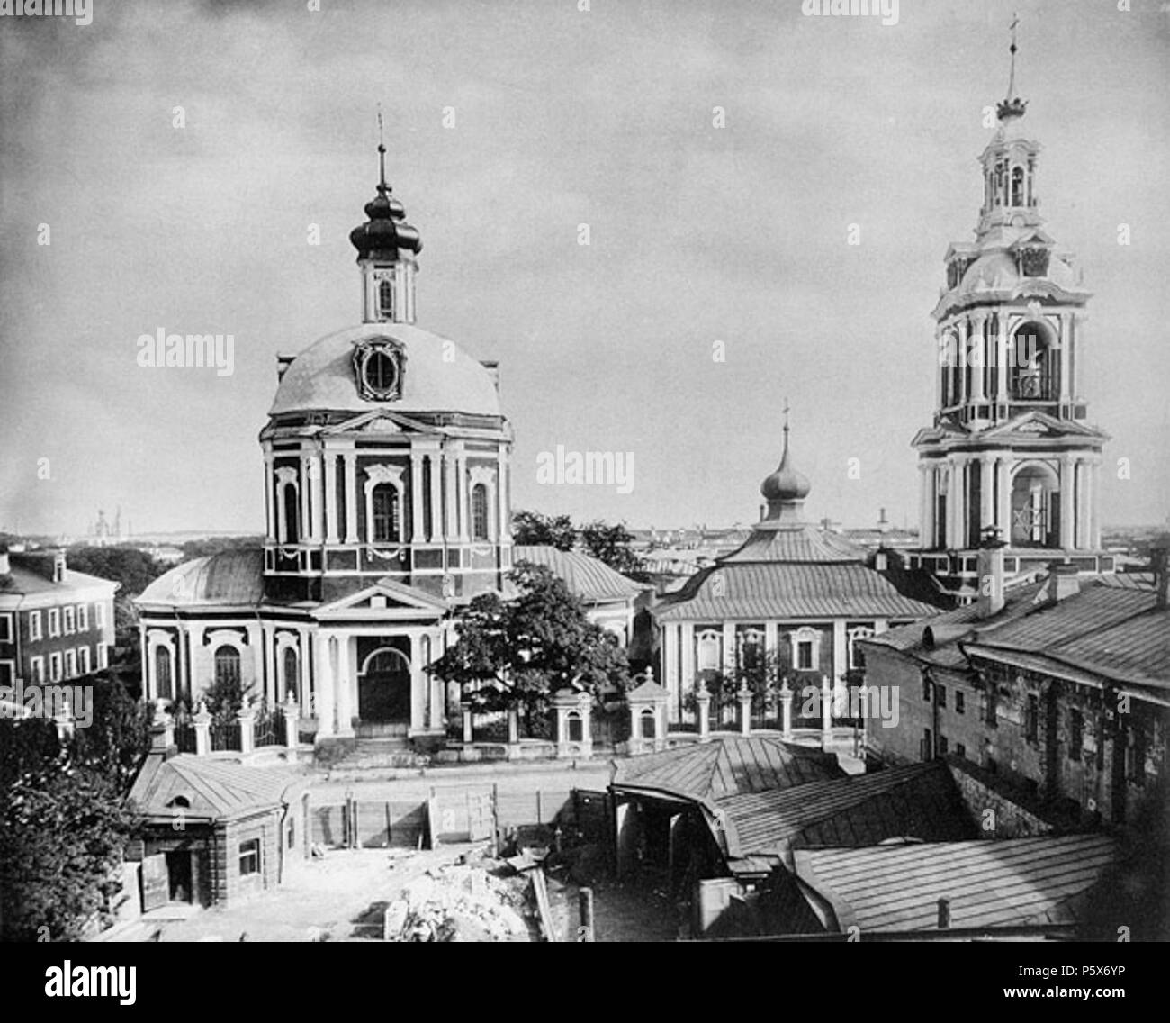 N/A. :        . 1882. Nikolai Naidenov (1834-1905) 346 Church of Martyr Nikita in Basmannaya Sloboda 00 Stock Photo