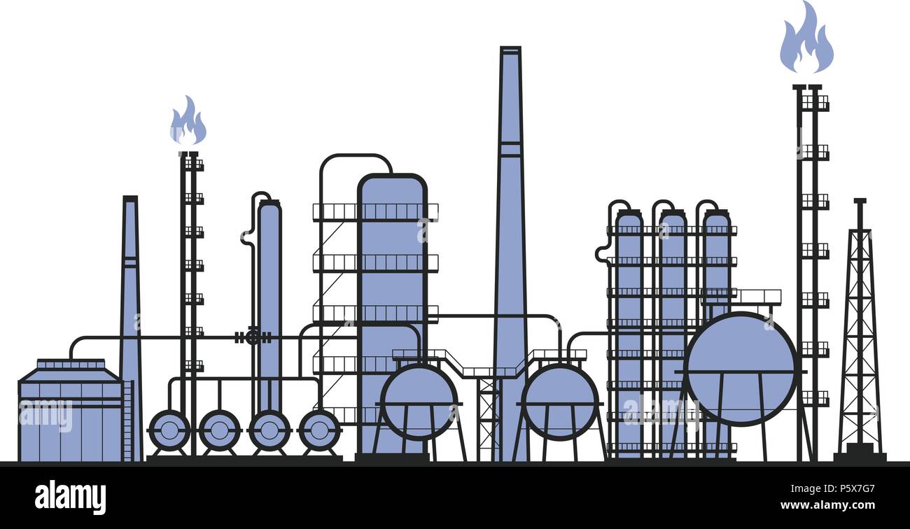 Gas processing plant icon hi-res stock photography and images - Alamy