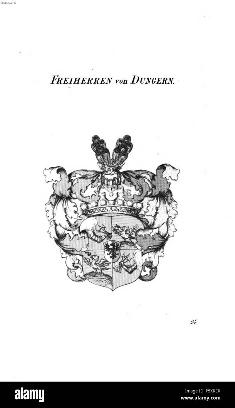 N/A. Wappen Dungern - Tyroff AT.jpg . between 1831 and 1868. Unknown 486 Dungern - Tyroff AT Stock Photo