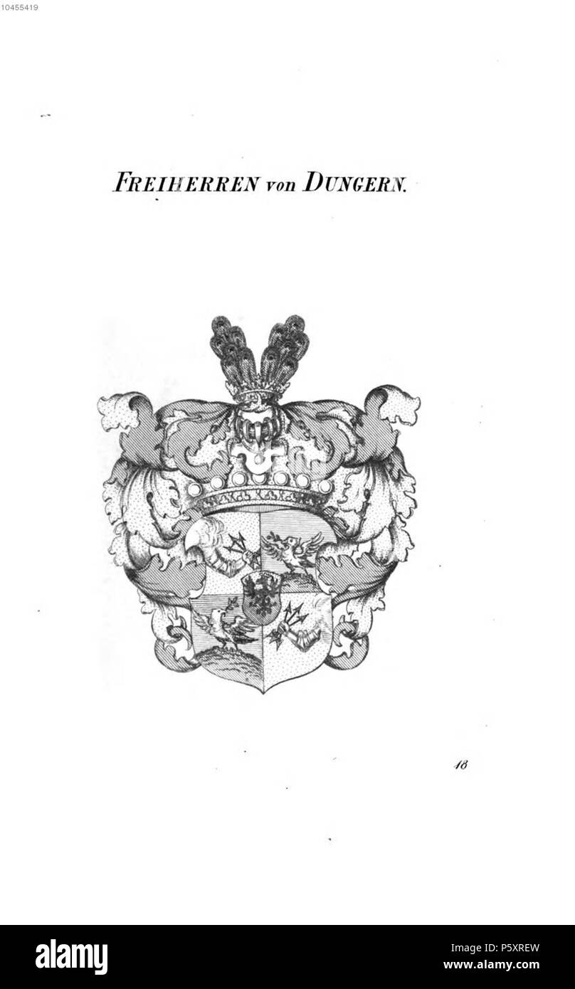 N/A. Wappen Dungern 2 - Tyroff AT.jpg . between 1831 and 1868. Unknown 486 Dungern 2 - Tyroff AT Stock Photo