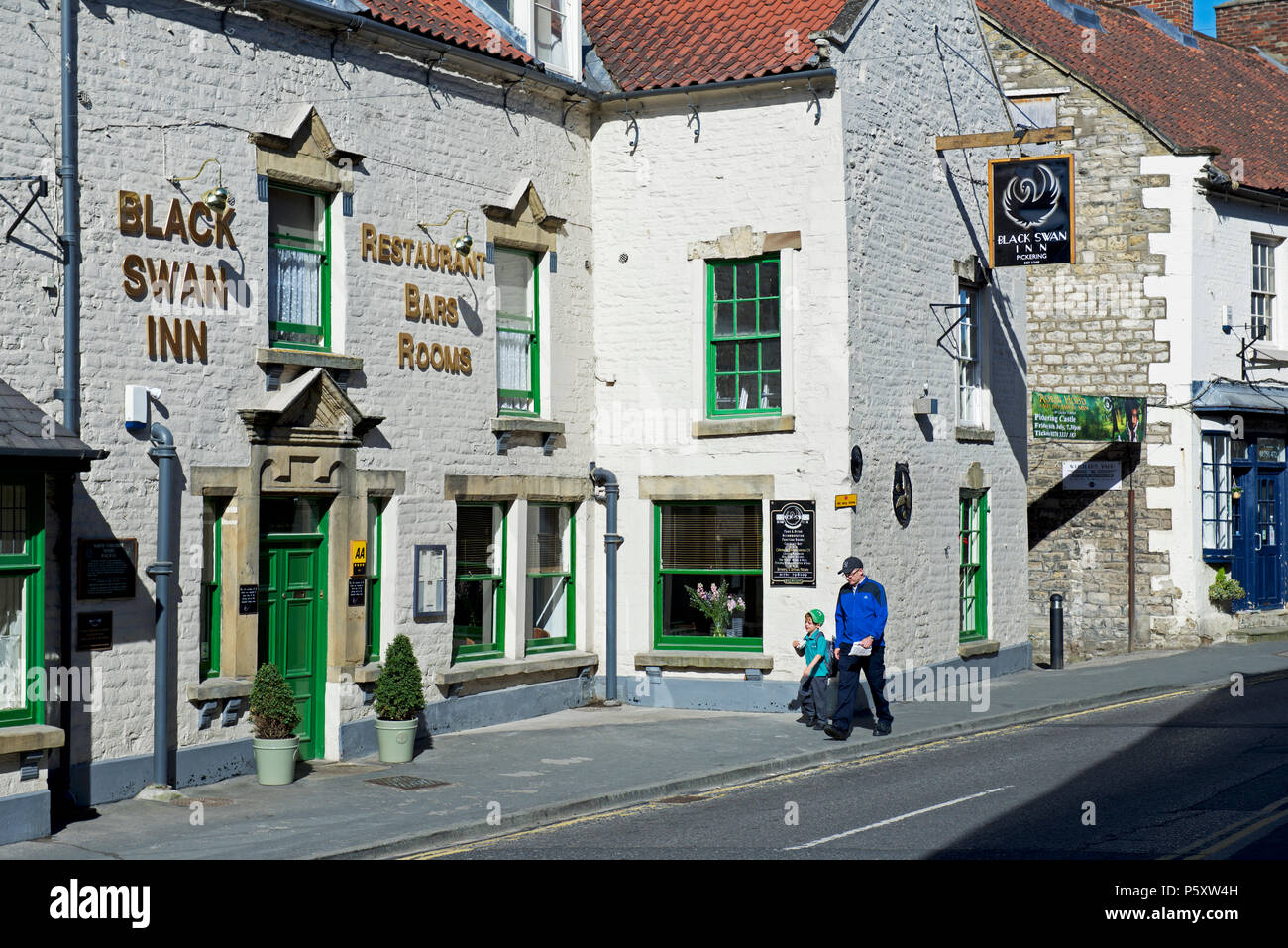 The Black Swan Inn, Pickering, North Yorkshire, England UK Stock Photo -  Alamy