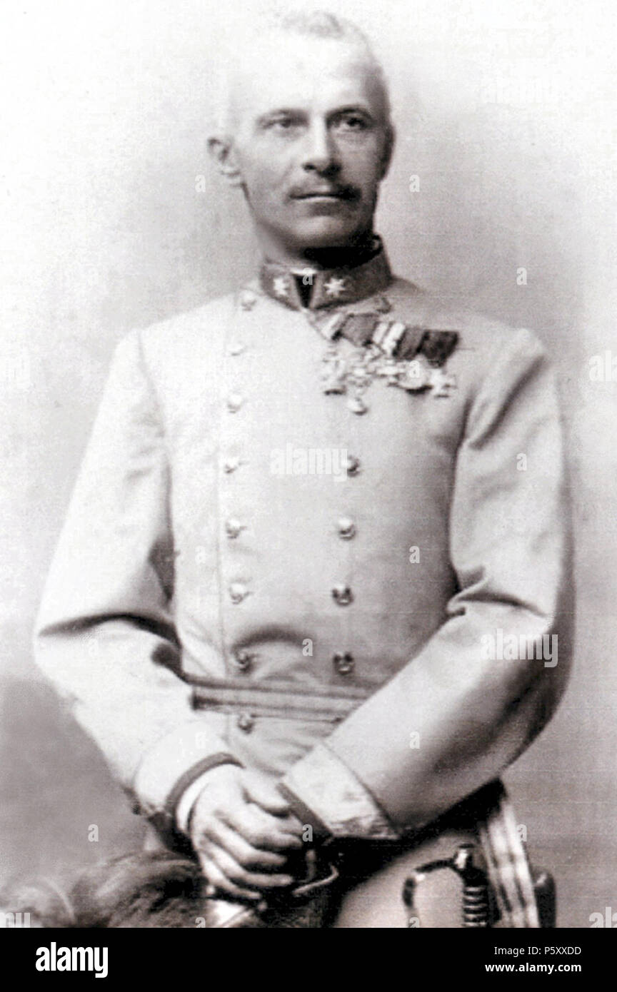 N/A. Deutsch: Eduard Josef Freiherr von Belschi 1899 als Generalmajor . 1899. Fotograf des 19. Jh. 494 Eduard Josef Freiherr von Belschi 1899 als GM Stock Photo