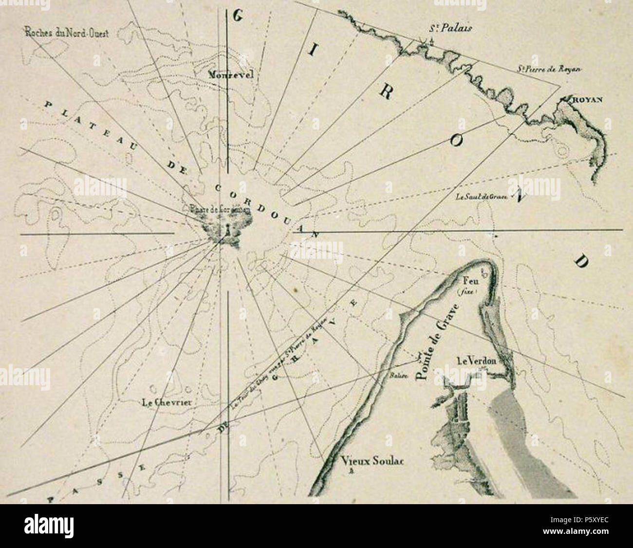N/A. English Map of the Cordouan