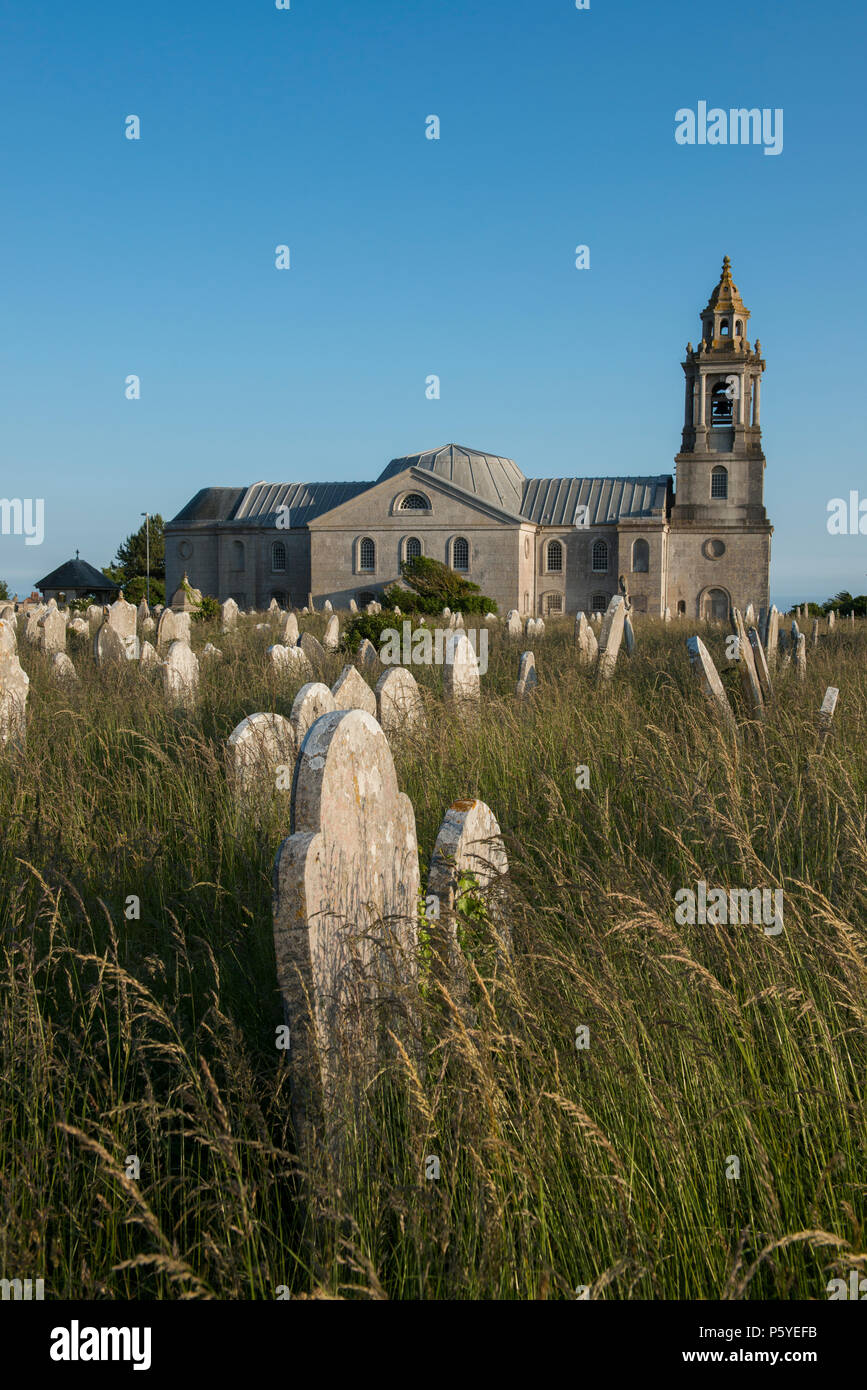 St George's Church Portland Island, Dorset. Stock Photo