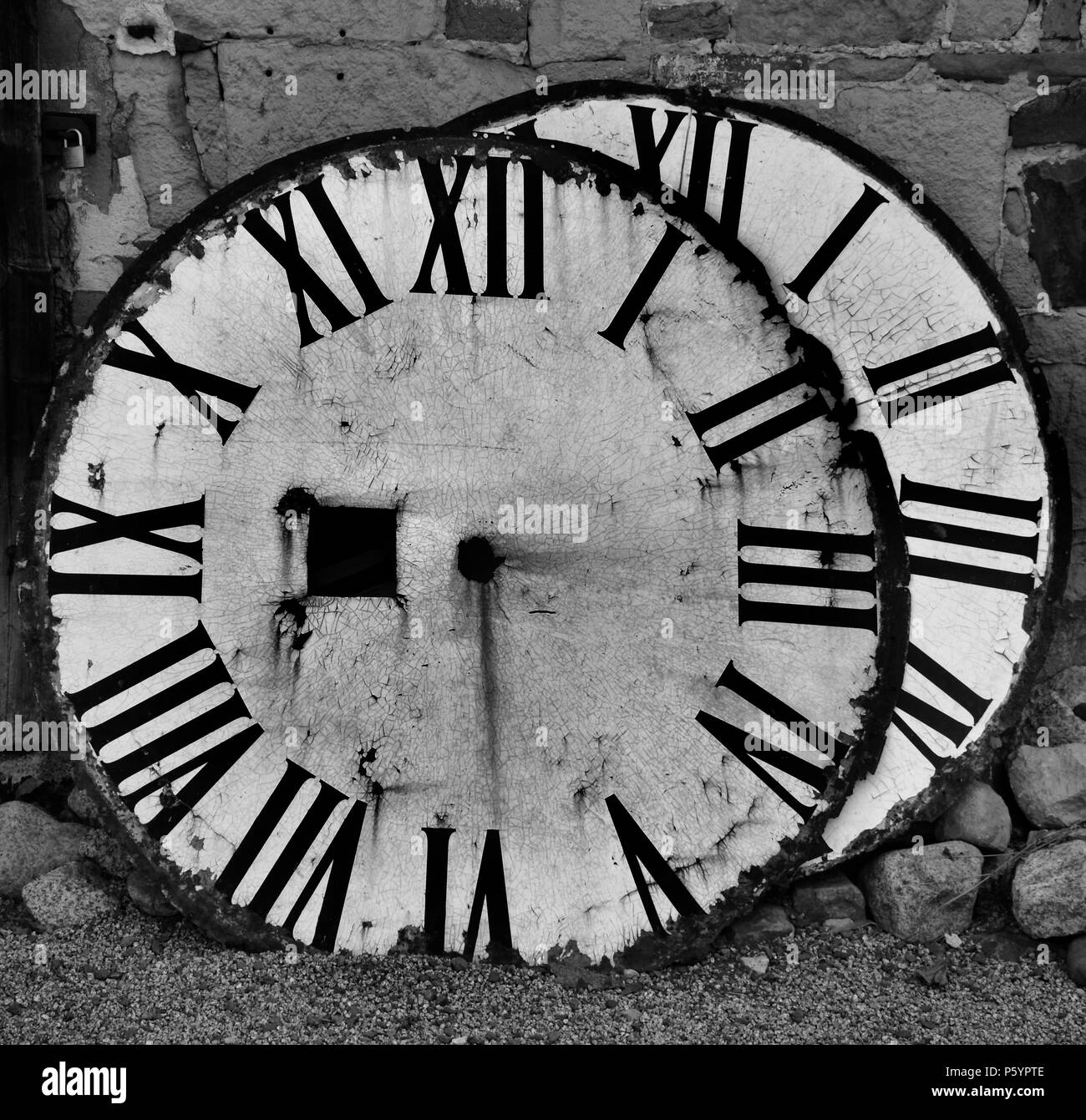 Clock face Black and White Stock Photos & Images Alamy