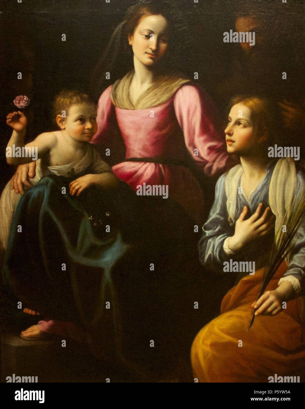 English: The mystic marriage of Saint Catherine between 1580 and 1634 ...