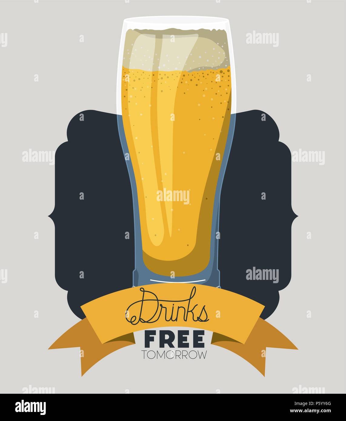 beer drink fresh frame Stock Vector Image & Art Alamy