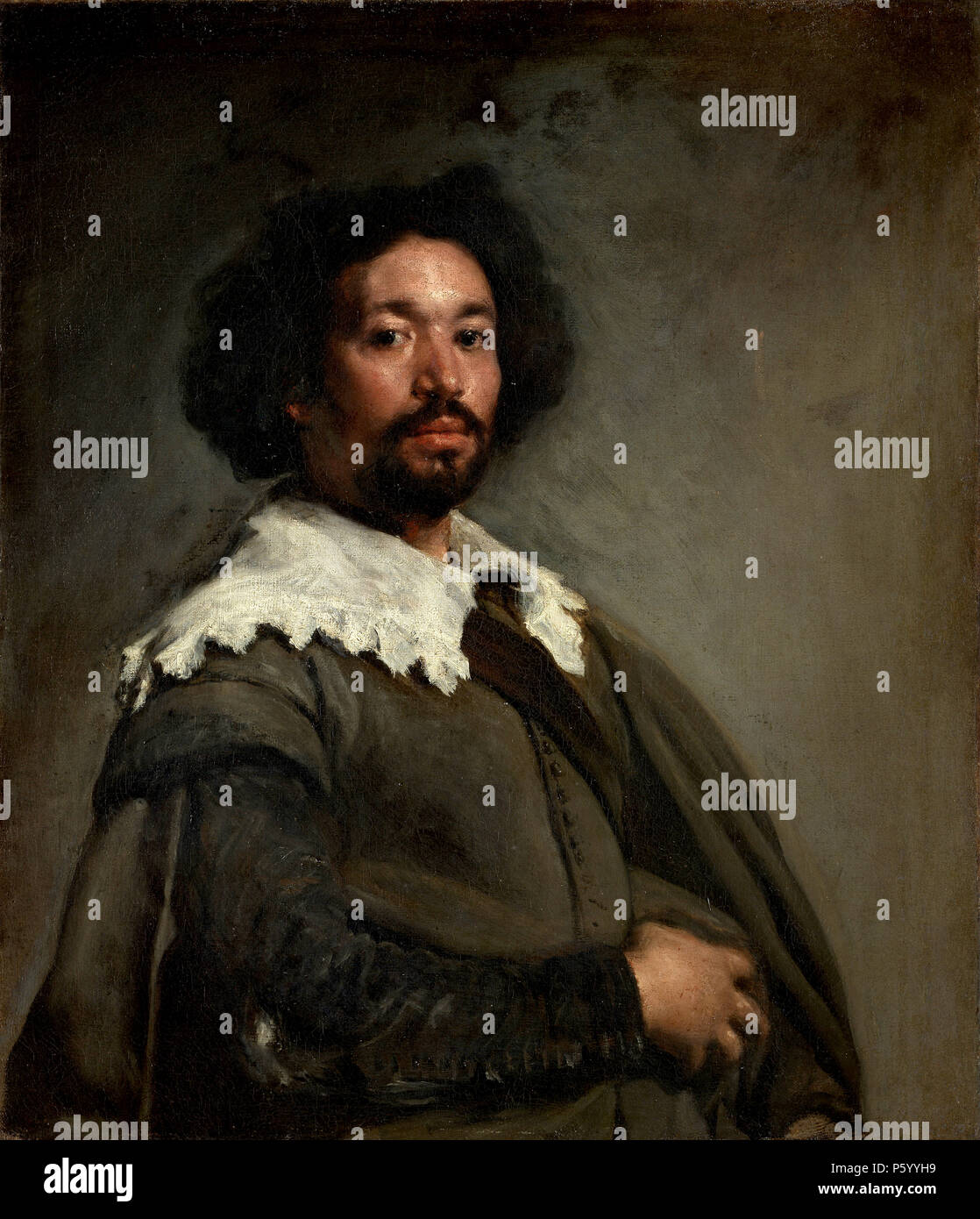 Portrait of Juan de Pareja by Diego Velázquez Stock Photo
