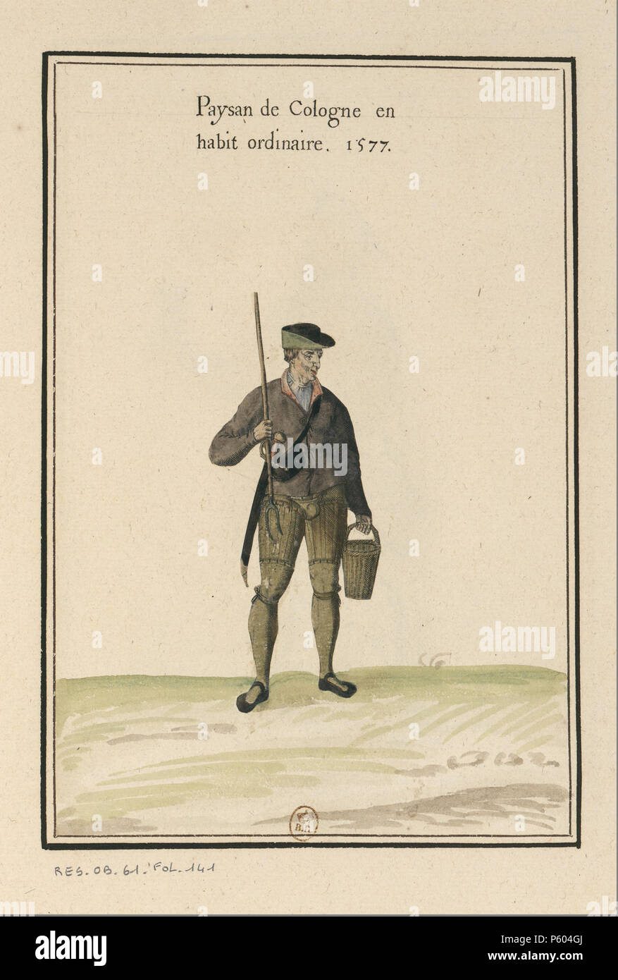 517 Ensemble de gravures de costumes d Allemagne du XVIe siecle.f125 Stock Photo Alamy