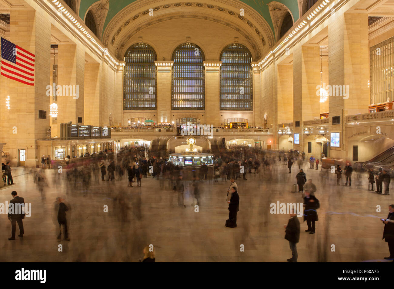 The Main Concourse of Grand Central Station or Terminal one of New York Cities most visited tourist destinations Stock Photo