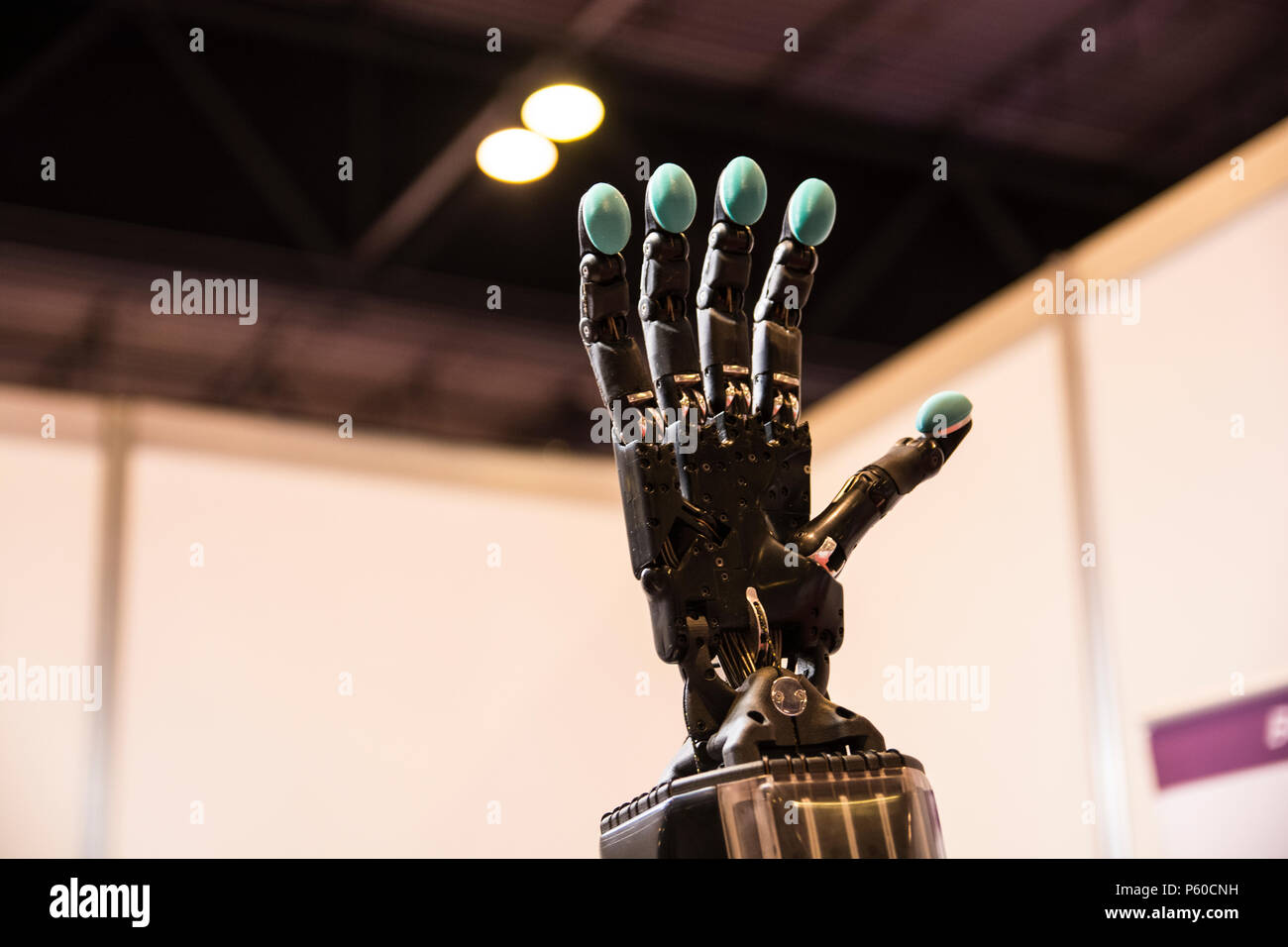 Dexterous hand, robotic hand from Shadow Robot Company. In GREX summit