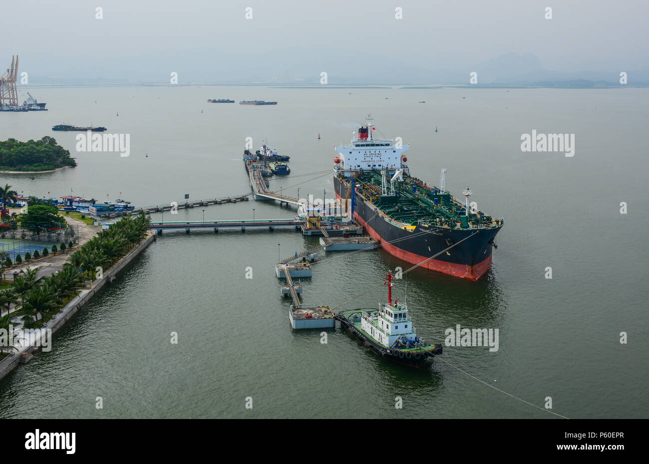 Hai Phong Vietnam May 4 2016 Cargo Ships On The Sea In Hai Phong