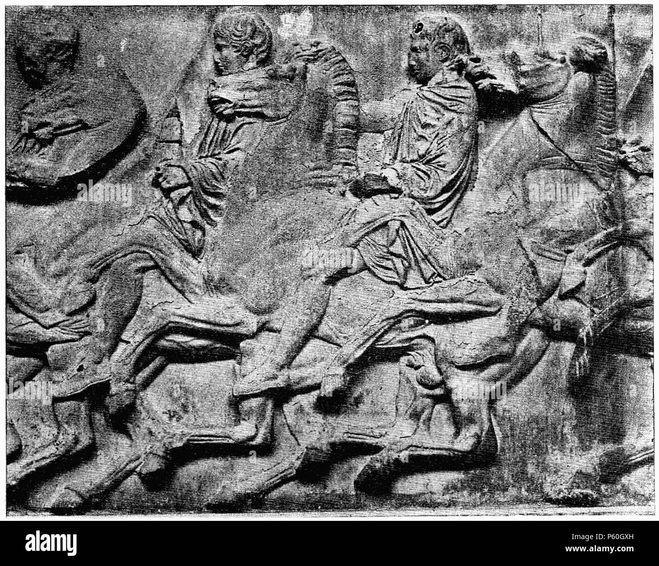 Parthenon frieze horse hi-res stock photography and images