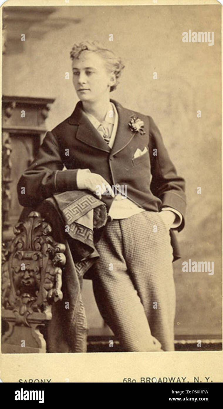 N A English Stella With Blonde Hair In New York C 1875 1875