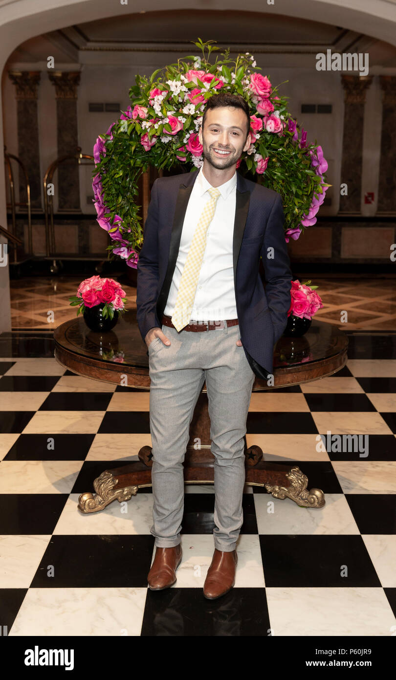 New York, NY - June 25, 2018: Daniel Quadrino attends Broadway at The Pierre hotel celebrating 15th anniversary of Wicked musical Stock Photo