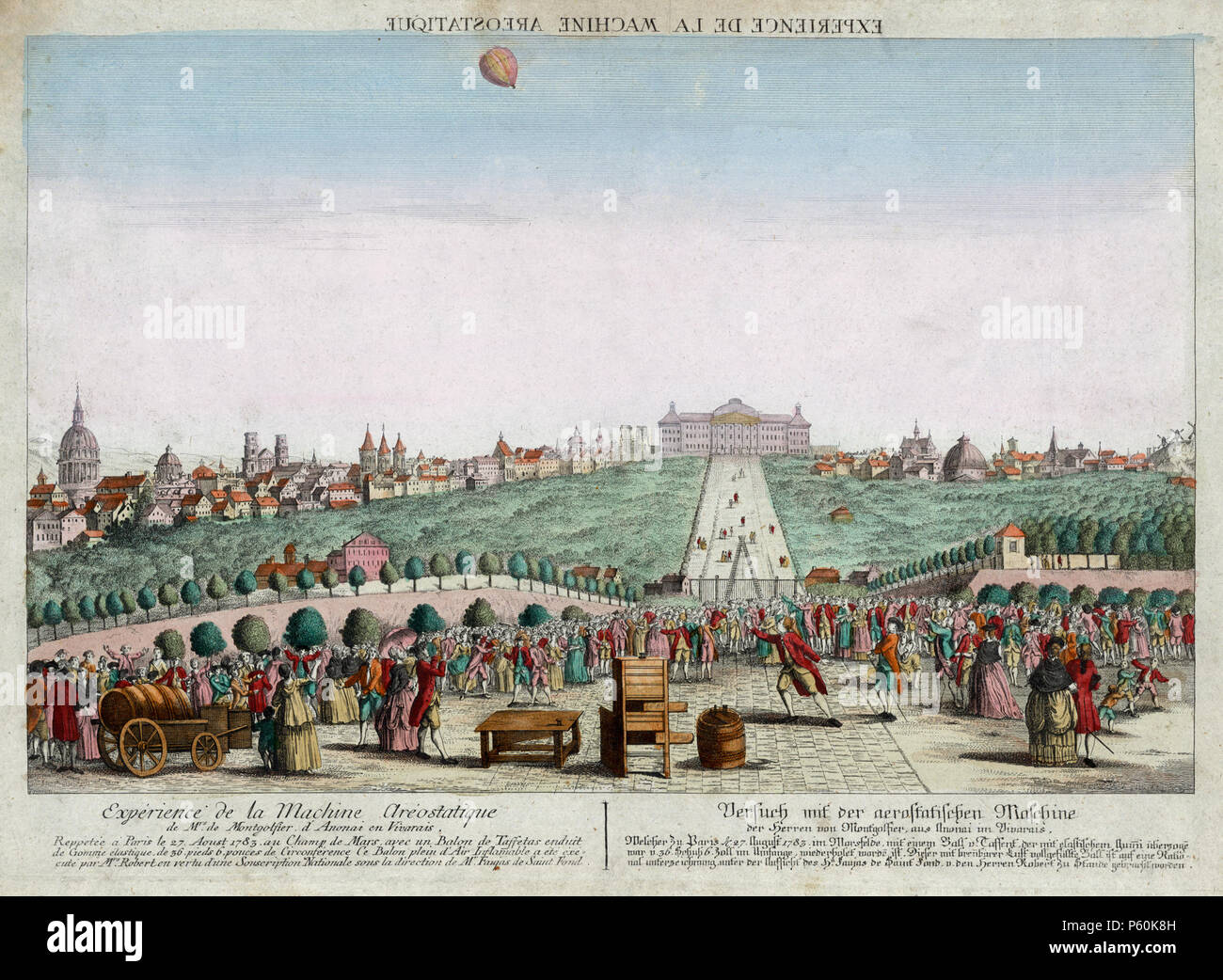 Montgolfier 1783 High Resolution Stock Photography and Images - Alamy