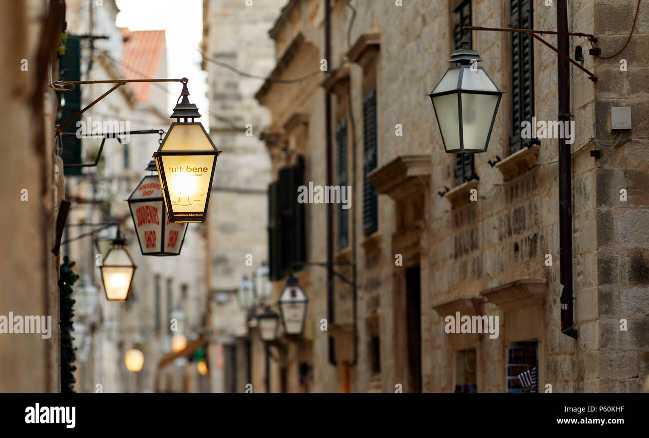 Old town Dubrovnik Croatia Stock Photo