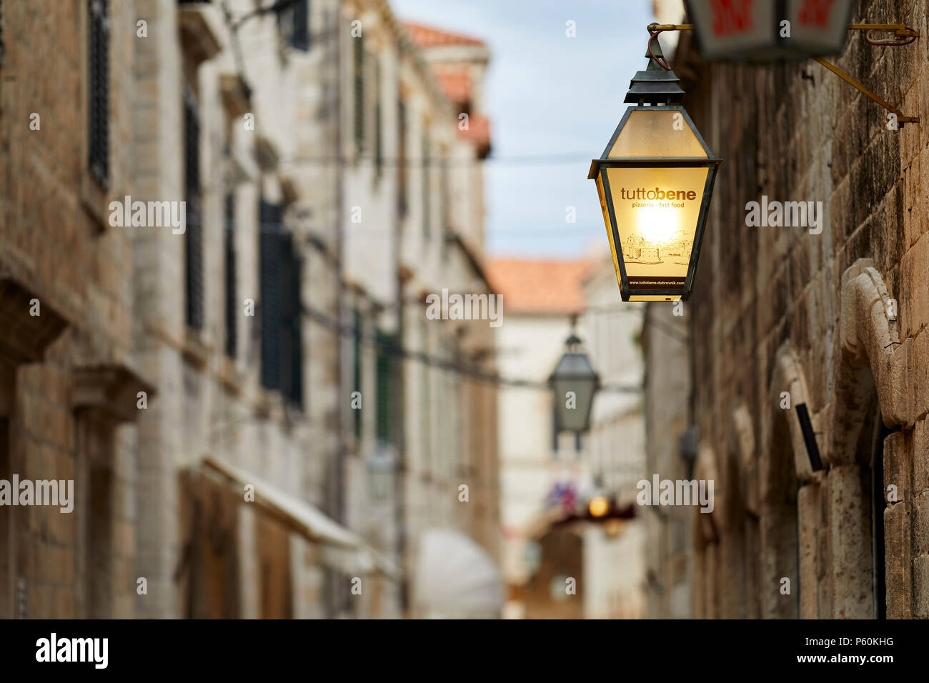 Old town Dubrovnik Croatia Stock Photo