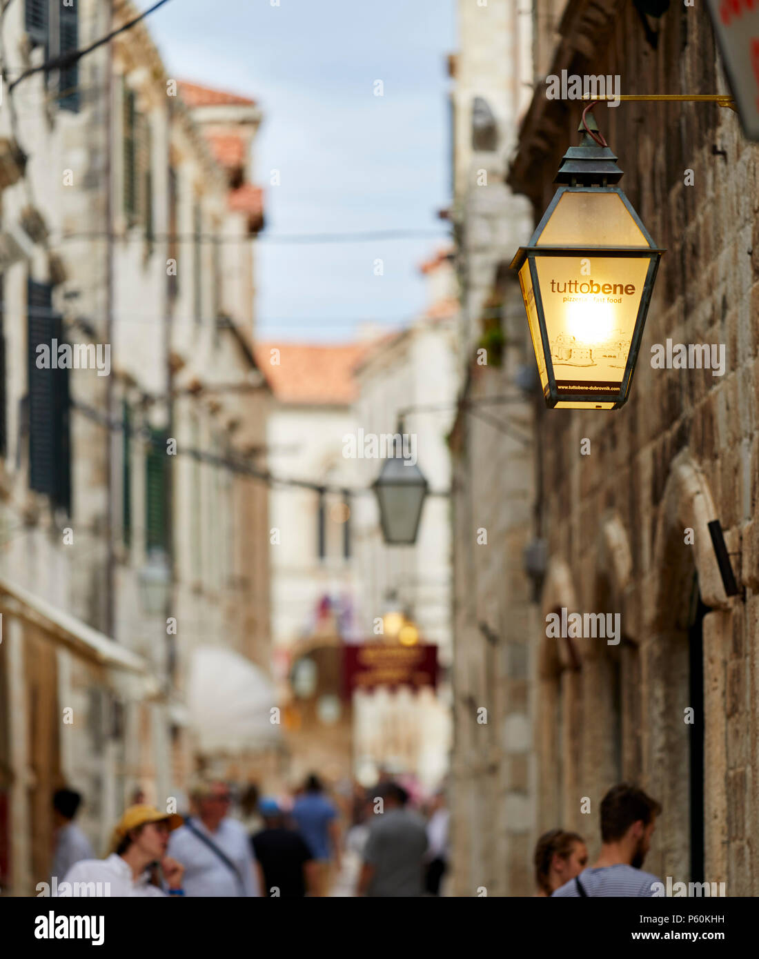 Old town Dubrovnik Croatia Stock Photo